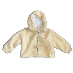 Vintage 1950’s Child’s Full Zip Hooded Coat Size 4 See Measurements